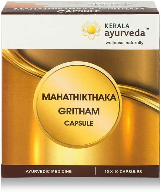 Kerala Ayurveda Mahathikthaka Gritham Capsule - 100 Count