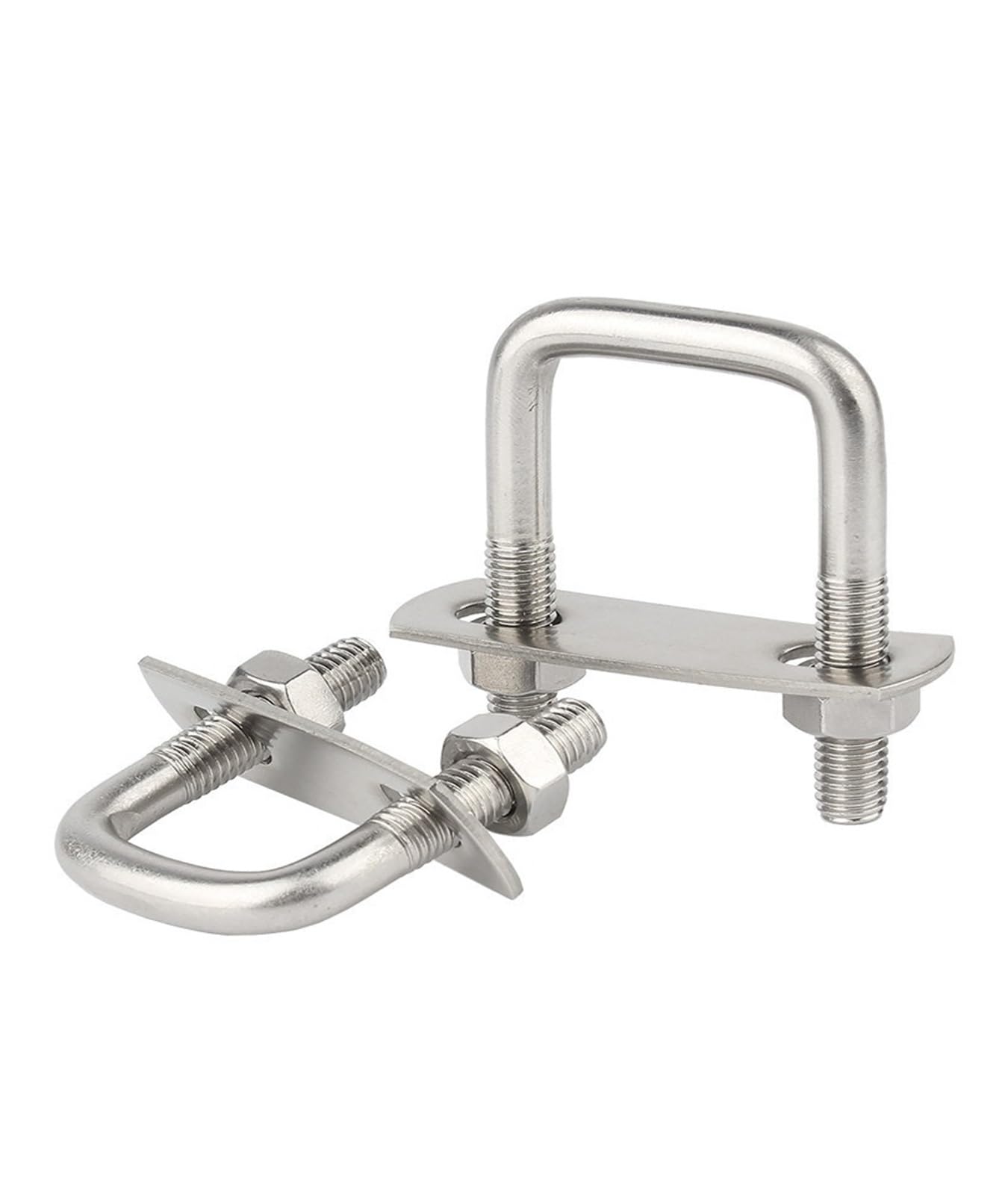 Śruby U kwadratowe, Zacisk rurowy kwadratowy ze stali nierdzewnej 304, przegroda kątowa M6 M8, wiele rozmiarów(M8x95x120mm -2sets)