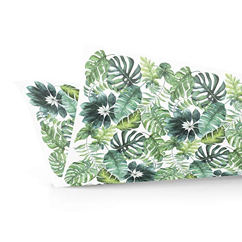 Creative Bag Tropical Leaves Tissue Paper 20x30 Inch Sheets - 100 Pcs - Gift Wrap, Crafts, Occasion: Summer, Luau