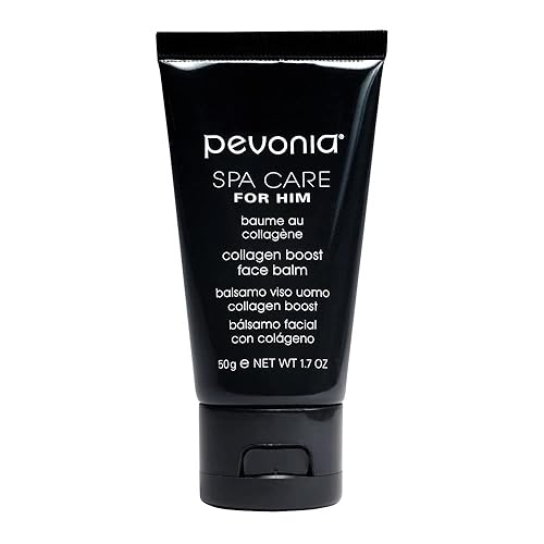 PEVONIA Bálsamo facial de colágeno Boost para él, 1.7 oz