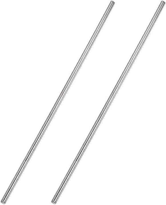 XYWHPGV 2.5mm x 150mm 304 Stainless Steel Solid Round Rod for DIY Craft - 2pcs(32ca9 6f55f 8d93e 30eda 1f26a 4494a