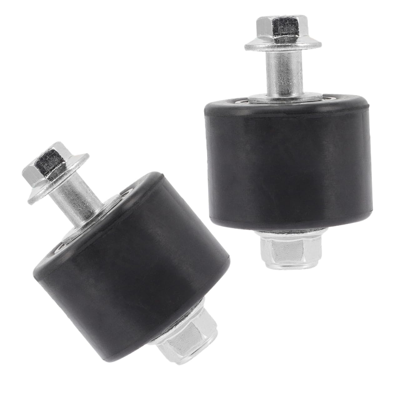 ULTECHNOVO 10piezas Guía De Rodillo De Cadena Para Motocicleta De Rueda De Rodillo Antideslizante Para Cadena De Off-road Fabricada Caucho La Estabilidad y Prolonga La
