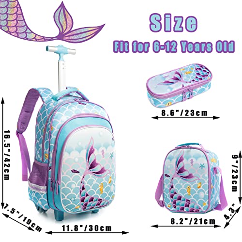 Mochila Meetbelify infantil com rodinhas, Moderno