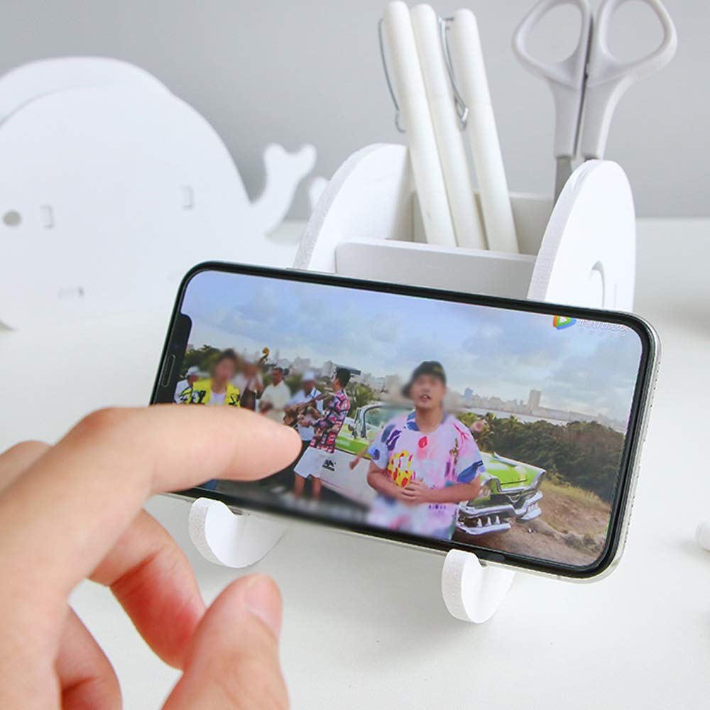 FAXIOAWA Cancelleria per Ufficio, Scatola portamatite, Scatola portaoggetti per Telecomando, Contenitore Porta Cellulare, portapenne da Tavolo Porta Cellulare