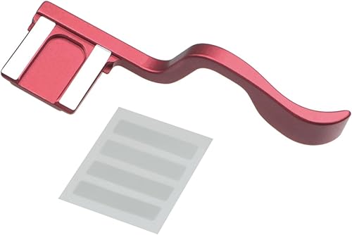 Miniatura 4 de Metal Thumbs Up Grip Hot Shoe Cover para Sony A9 A7III A7R3 A7M3 A7RIII cámara roja con mejor equilibrio y agarre conveniencia Rojo,Plateado,Negro -