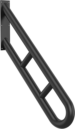 Pasamanos para barra de agarre al aire libre, pasamanos de montaje en pared, pasamanos de 25.8 pulgadas para garaje, porche, jardín, escaleras de 1