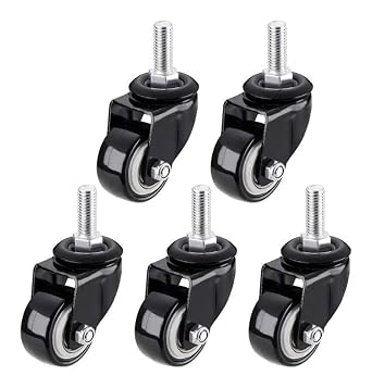 Office castors Plate Casters 5 X Steel Ball Roller Universal Swivel Plate Castor Transfer Caster Wheel 22mm Used for Transport Conveyor Belt Industry Bearing Weight 150kg Castors Size 1.5inch5bra