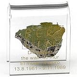 Original Piece of the Berlin Wall - Authentic Souvenir from the Real Wall in Germany Mounted in Acrylic Display (Small (2"X2"), Berlin)