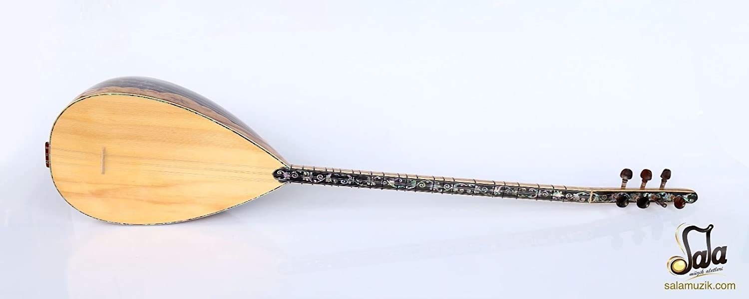 Turkish Special Long Neck Juniper Baglama Saz For Sale SSL-405