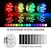 StillCool Submersible LED Lights, 4 Pack IP68 Waterproof Pool Lights, 16 Color Changing Battery Operated Pond Lights, Pefect for Vase, Bucket, Pumpkin, Hot Tub, Fish Tank, Wedding, Christmas Decor