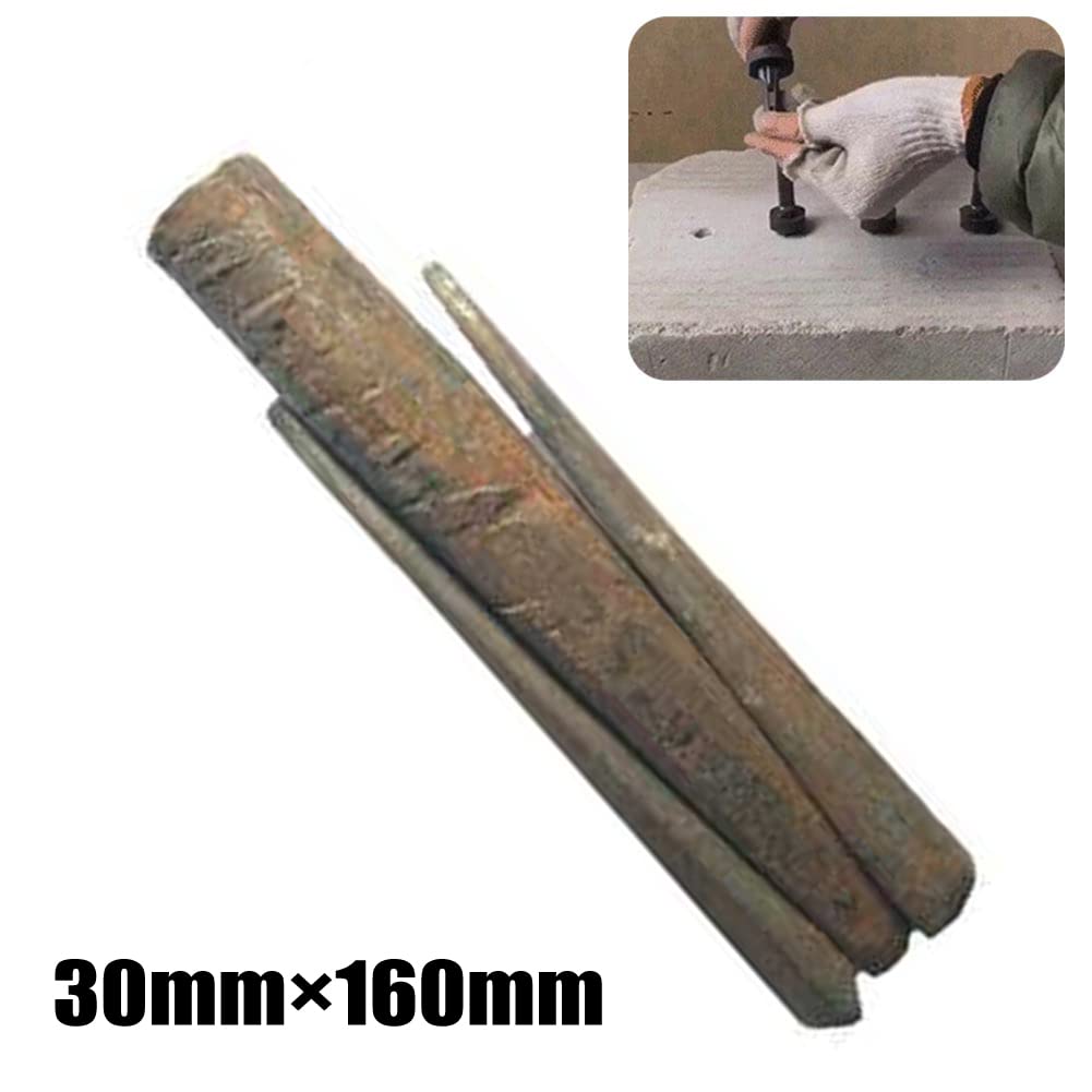 Rock Stone Splitters 30mm Metal Wedges Concrete Rock Splitter for Granite Marble