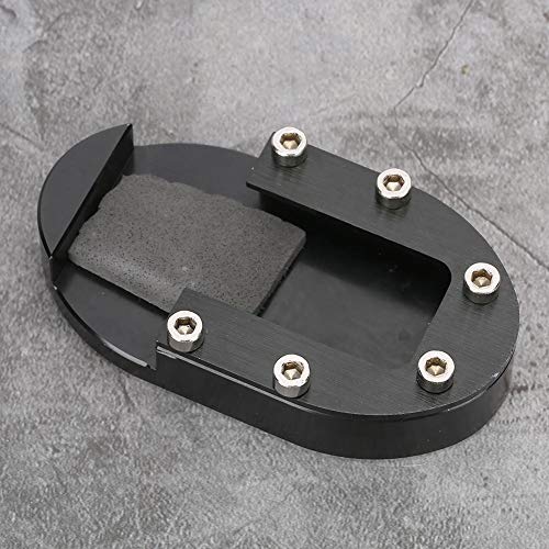 Capa de pedal de freio, almofada de pedal de freio de malha preta prateada para motocicleta serve pa