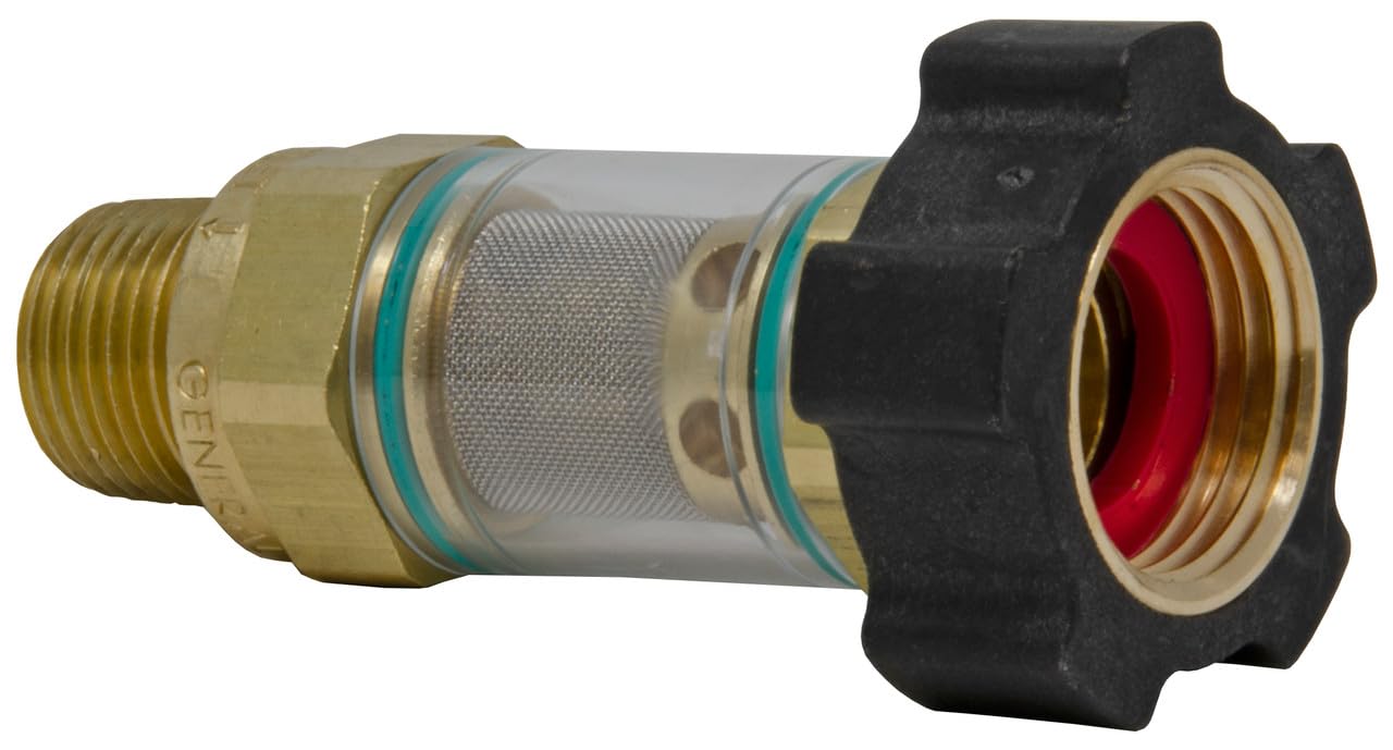 General Pump Brass Inline Water Filter - Male NPT NO Bypass Port