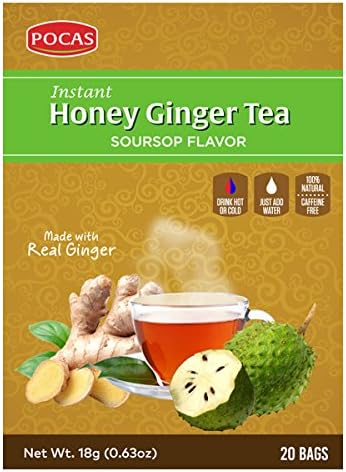 Pocas Instant Honey Ginger Tea with Soursop