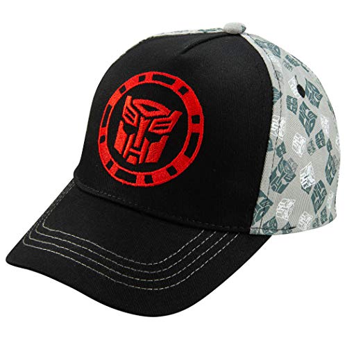 Transformers Autobot Logo Black and Grey Baseball Cap - Size Boys