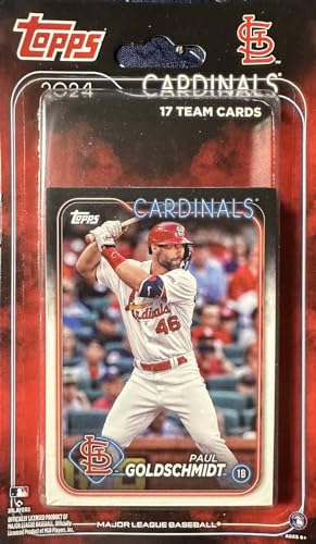 St Louis Cardinals 2024 Topps Factory Sealed 17 Card Team Set with Luken Baker and Jose Fermin Rookie Cards Plus