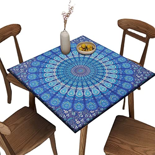 Miles Kimball Marbled Vinyl Elasticized Table Cover 45