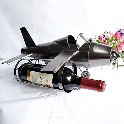 Soporte para vino 1 botella de hierro miniatura 6