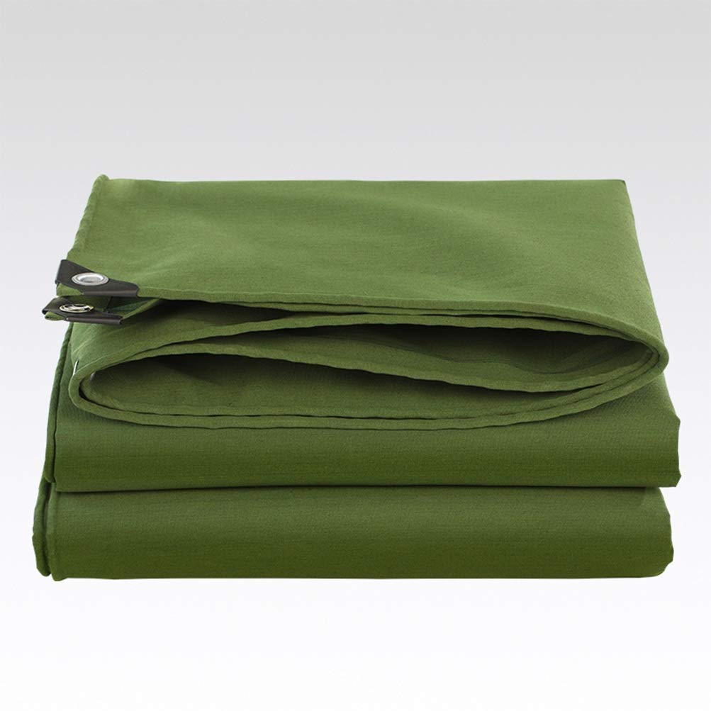OKUOKA Teloni, Area di ombreggiatura della Tenda Telo da Terra in Tela Cerata Extra Resistente da 330 g/m2 con Anelli in Metallo Coperture Tenda Parasole per Amaca Tenda Impermeabile por