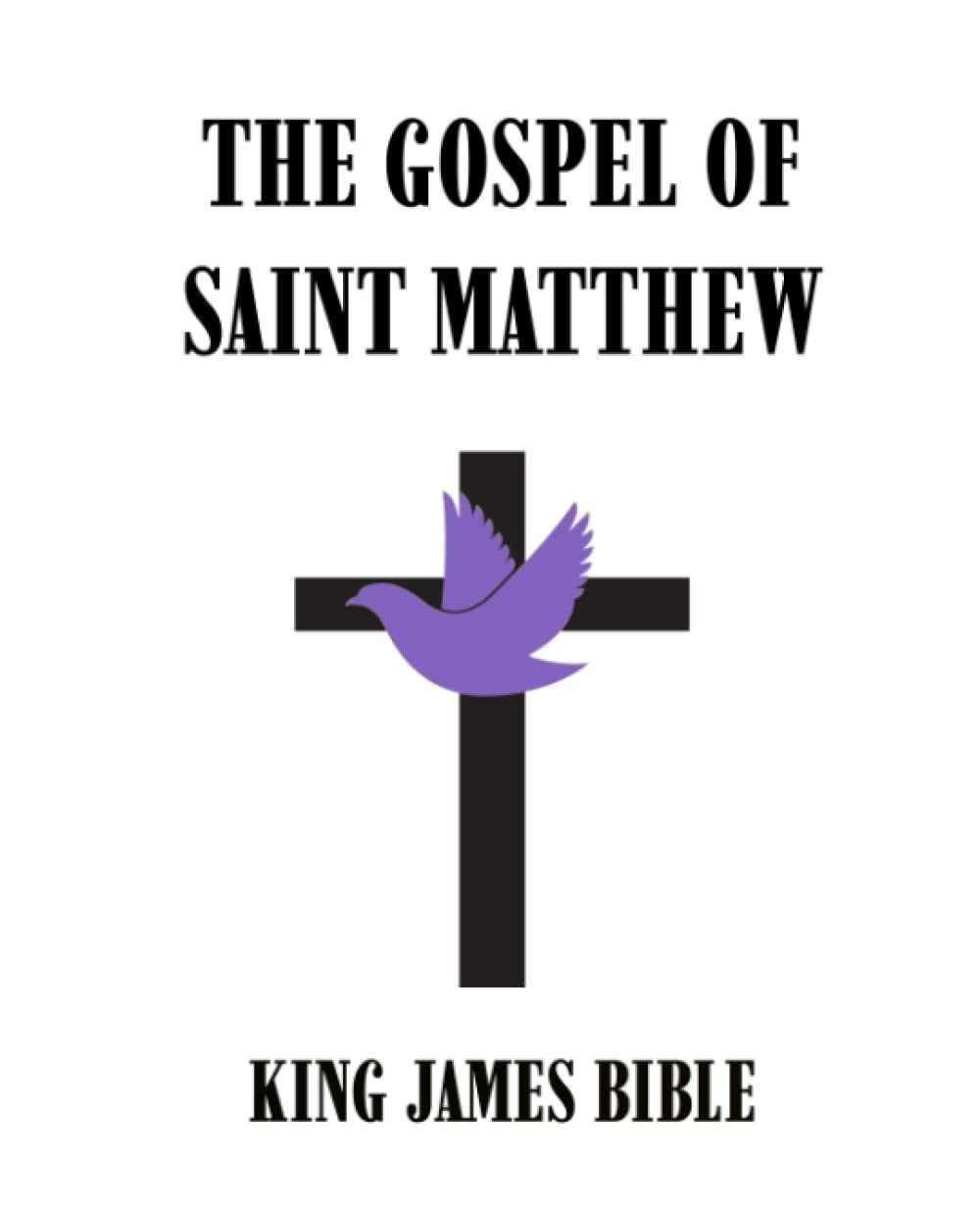The Gospel of Saint Matthew: Giant Print Book for Low Vision Readers