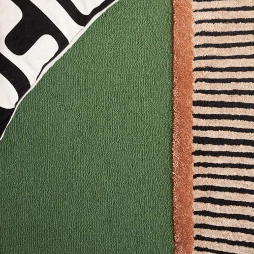 Tapete Oval Artesanal de Lana ELASSA CARPET 5x8 pies miniatura 4