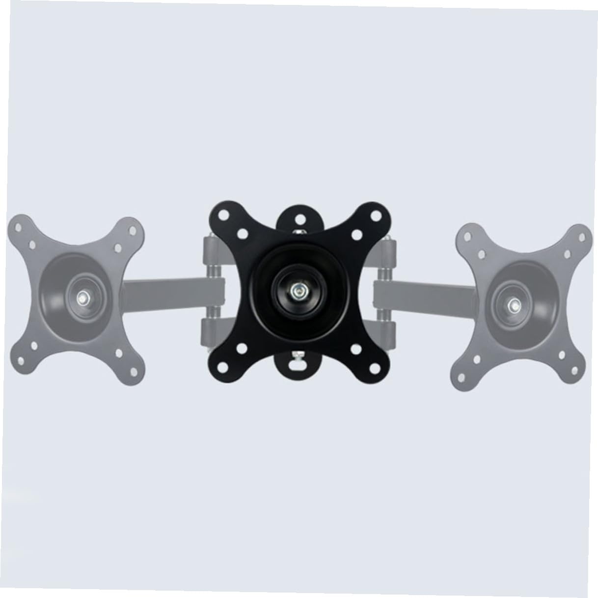 Holibanna Soporte de Pared para Monitor LCD LED Fijo con Inclinación para Panel Plano Negro Compatible para TV y Monitor