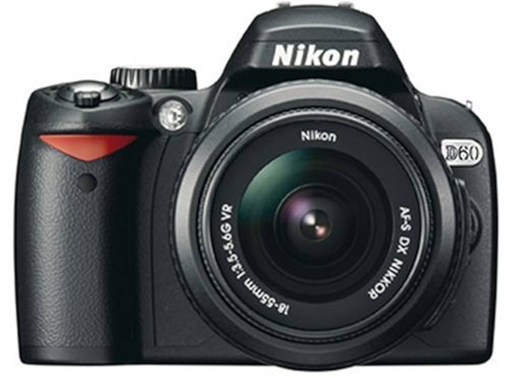 Nikon D60 Digital SLR Camera - Black (AF-S DX Nikkor 18-55