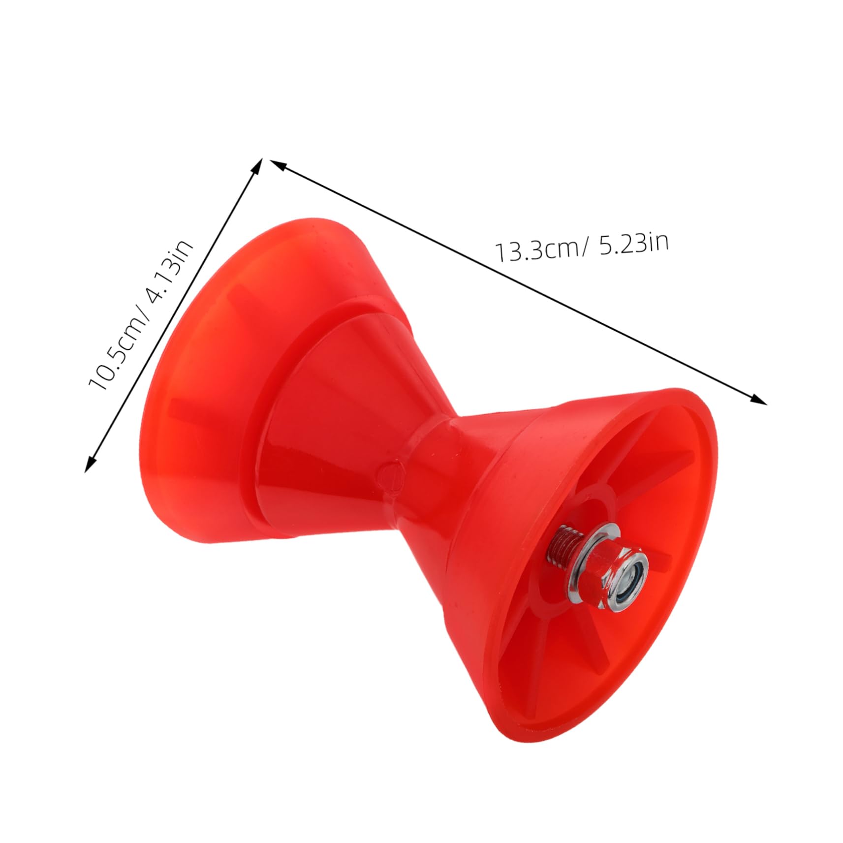 TOPPERFUN Marine Trailer Roller Boat Trailer Stop Easy Install Boat Roller Parts for Plastic Construction Heavy Duty