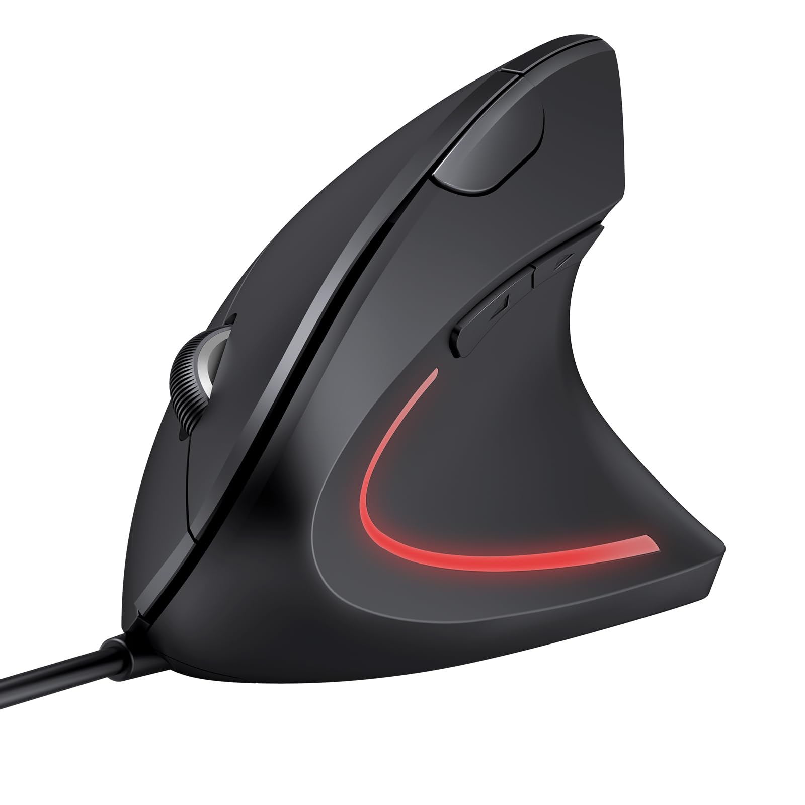 TECKNET Ratón Vertical con Cable Ergonómico Silencioso