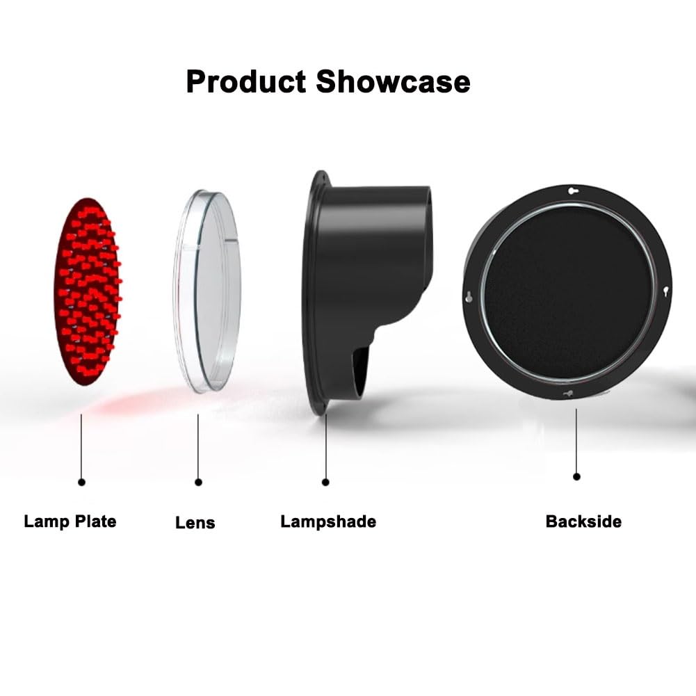Semáforo LED de 220 V, señal Industrial roja, Verde y Amarilla de 200 mm, indicador de autolavado, Lente Transparente, Control Remoto (Rojo, 12 V)