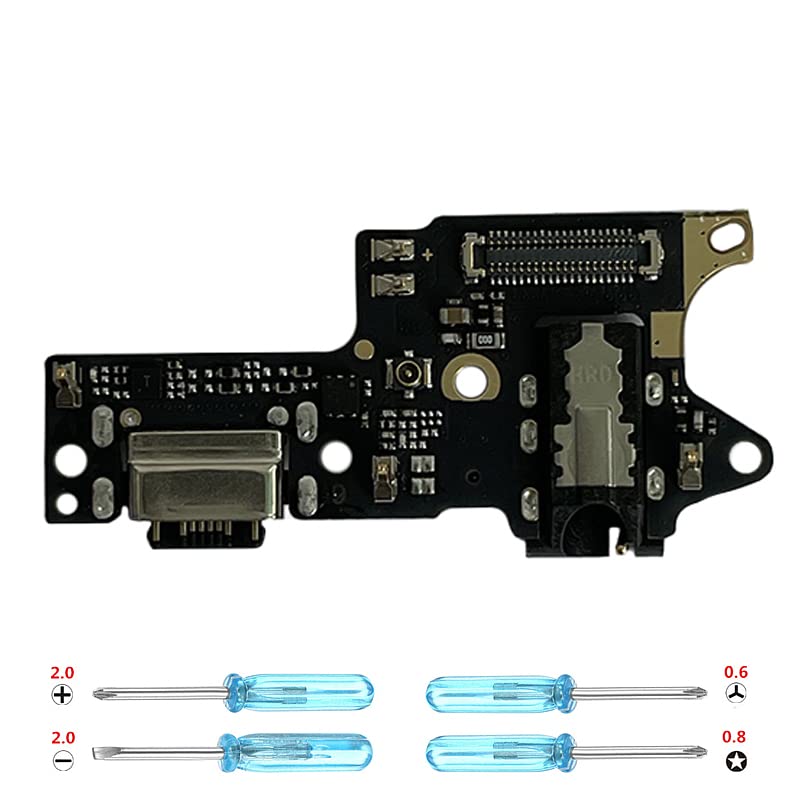 iYAiYO Conector Dock para Xiaomi Redmi 9 M2004J19G, M2004J19C Toma de Carga Dock Carga de Repuesto con Herramienta de Instalación