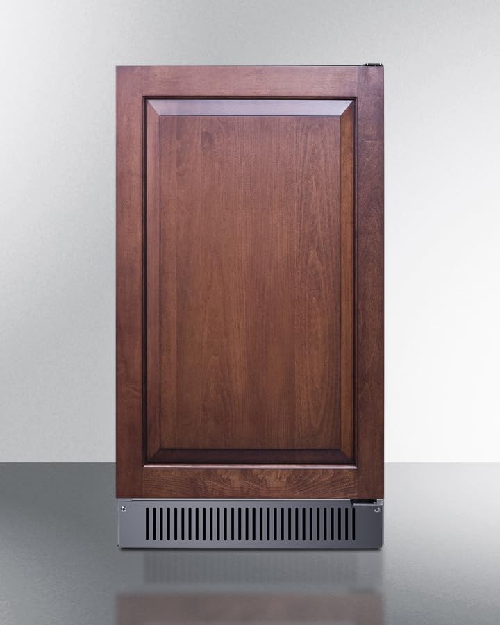 Summit 18" Clear Ice Maker, 60 lb. Production Capacity, ADA Compliant, Panel Ready*- BIM182ADAIFLHD (*Panels Not Included) Left Handed Door Swing