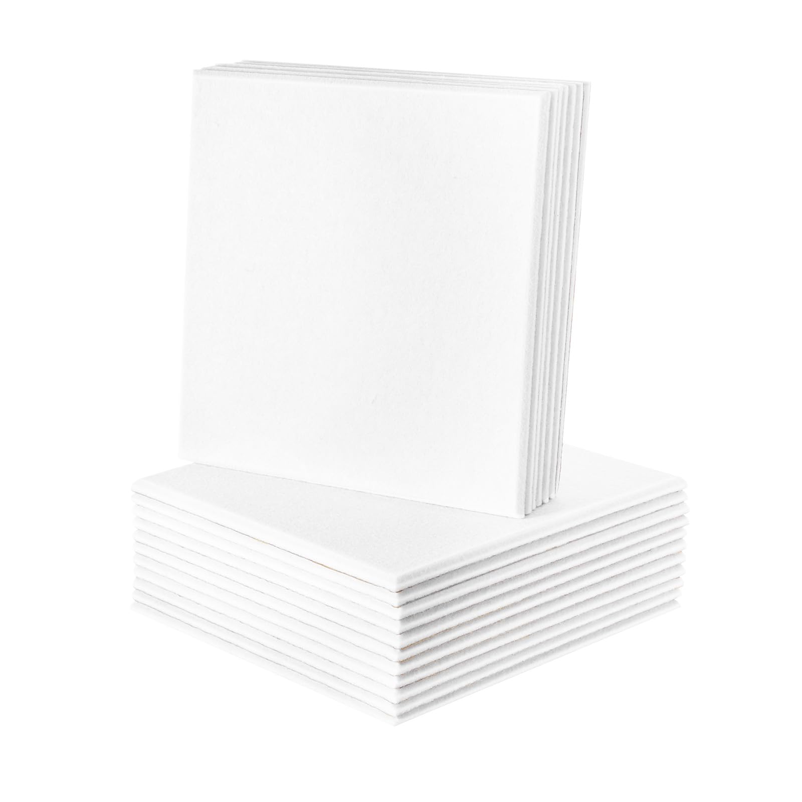 18 paneles acústicos autoadhesivos, 30 x 3 0 x 0,9 cm, placas acústicas de poliéster, paneles acústicos para aislamiento acústico para paredes y techos, NRC 0,95 para estudio, oficina