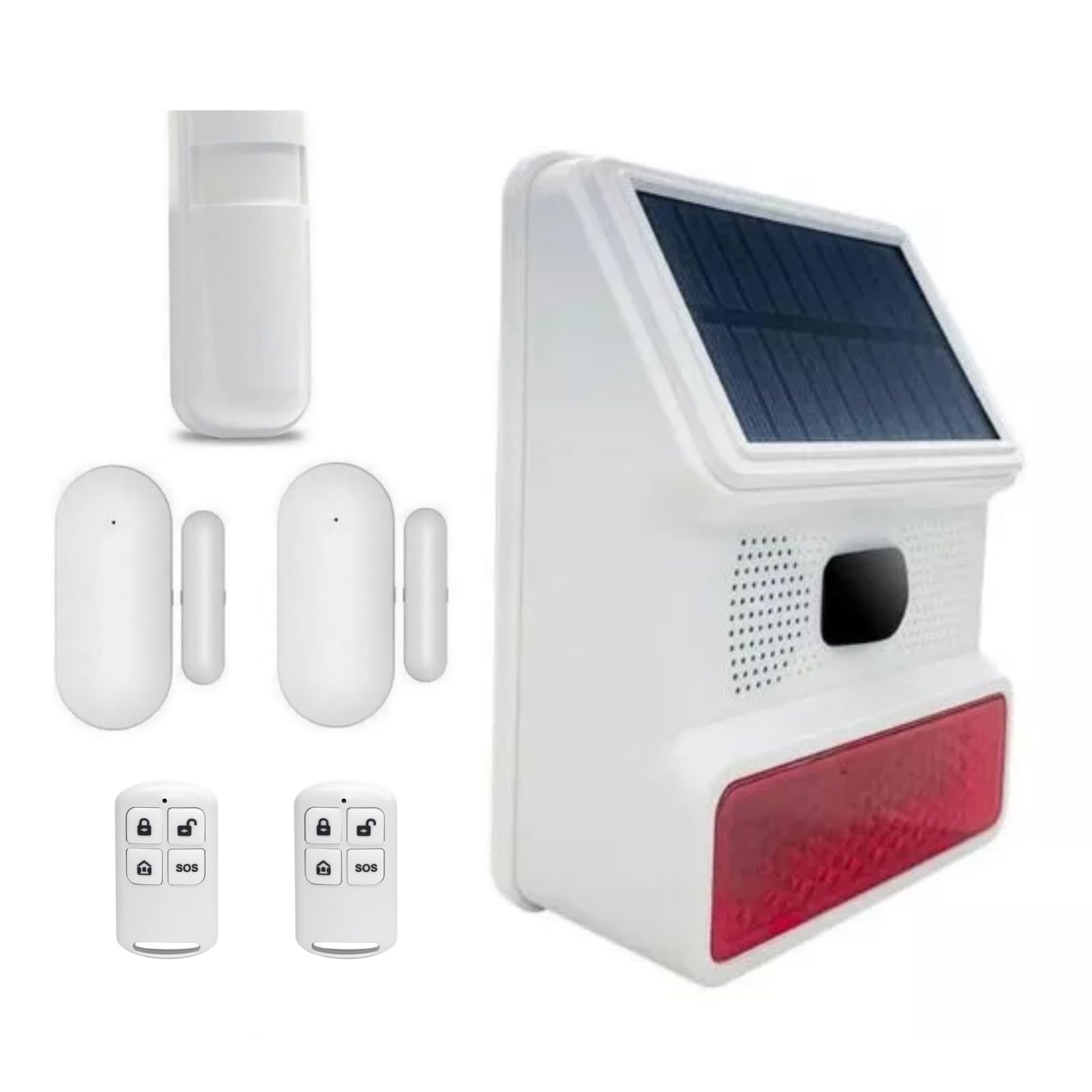 Bezpieczeństwo czujnik ruchu PIR na podczerwień solarny bezprzewodowy do domowego systemu alarmowego akcesoria
