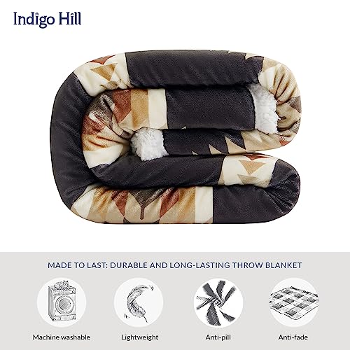 Image of Paseo Road Indigo Hill by HiEnd Accents Yosemite 54x68 Throw Blanket