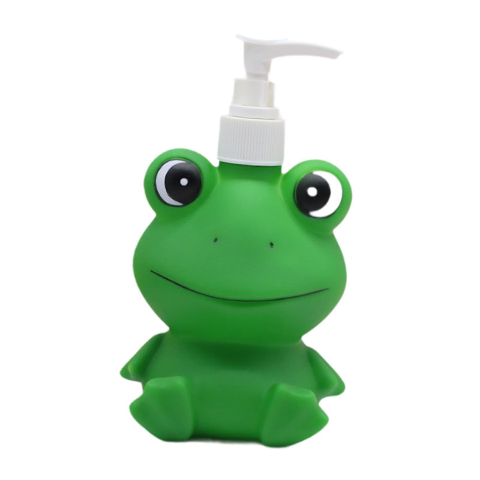 TWISAXC Sturdy Lotion Bottle Childrens Soap Dispenser Adorable Fun And Practical Addition For Kids Bathroom Adorable Soap Dispenser Is Fun Accent Piece For Bathroom And Kitchen, Frog