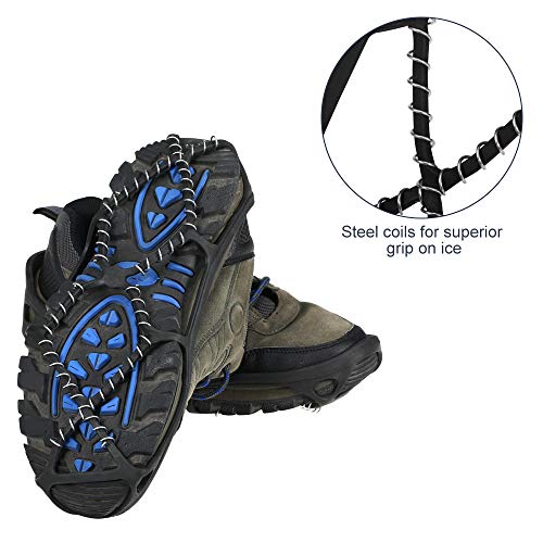 Crampons de gelo, Andoer 1 par de grampos de gelo para botas de neve de inverno, capas, pinças de ge