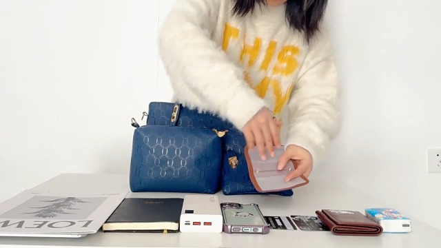 Set de Bolsos Mujer 4 Piezas Tote Satchel Hobo miniatura 7