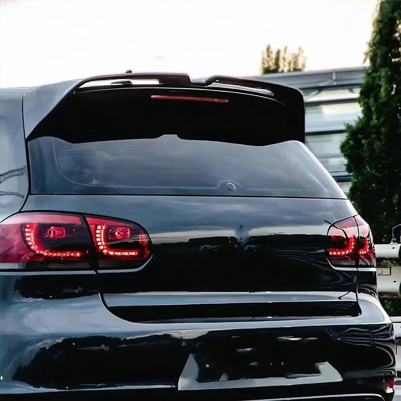 [GOOD SPOILER] Aileron Arrière pour Golf 6 2008-2013 GTD/GTI/R, R-Line (Noir Brillant).