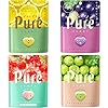 NinjapoTM Japanese Kanro Pure Gu-mmy Candies Fruit-flavored 2.0oz 4pcs Assortment
