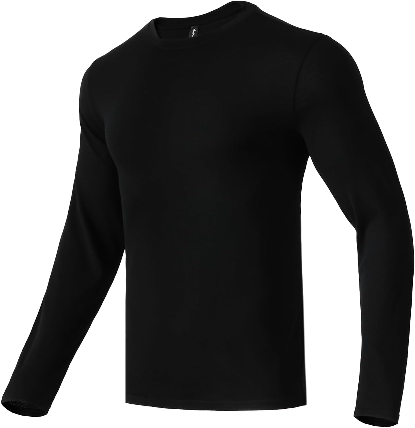 Merino Protect 100% Merino Wool Base Layer Mens Soft Long Sleeve Shirts Odor Resistance Thermal Underwear for Hunting Hiking