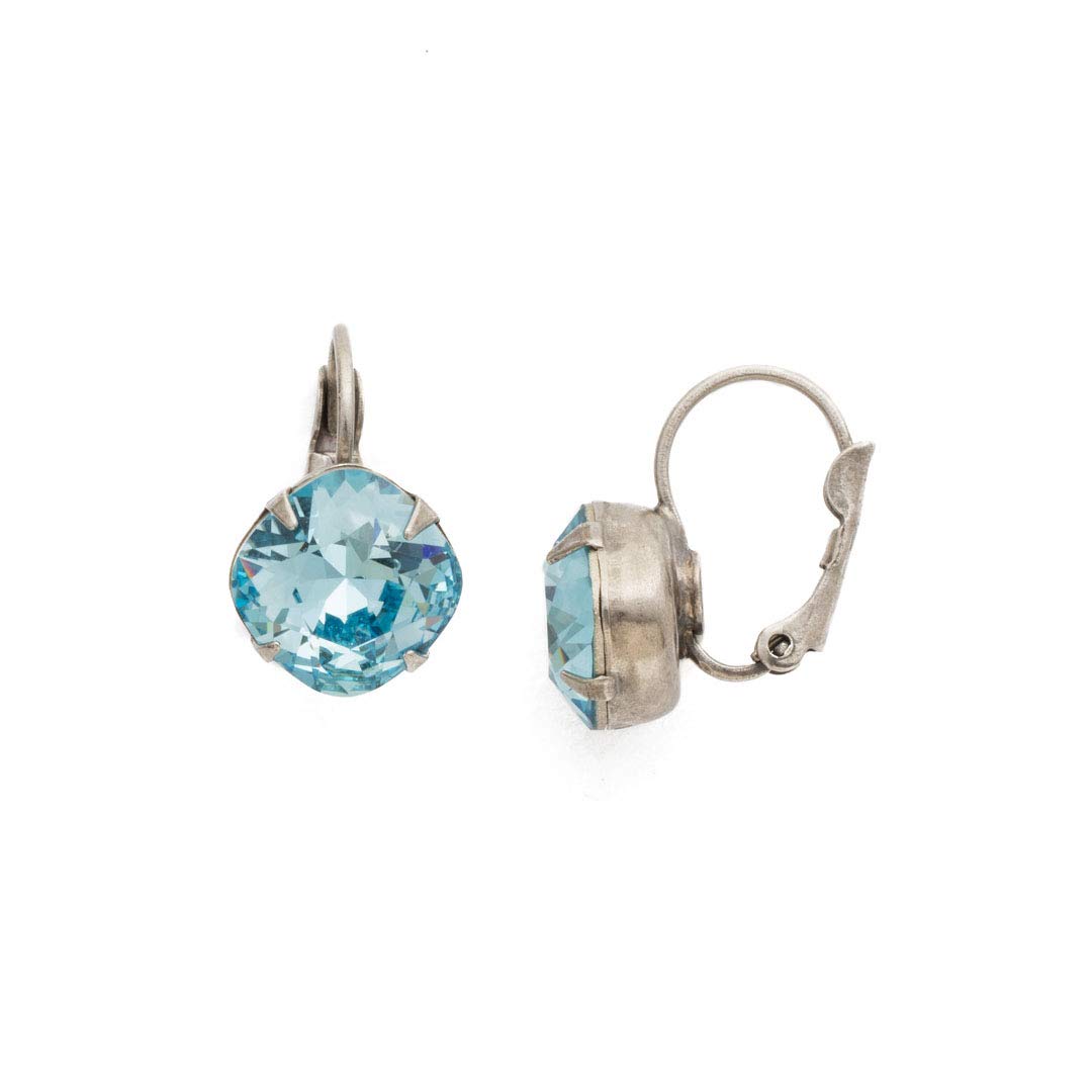 Sorrelli Essentials Cushion Cut French Wire Earrings