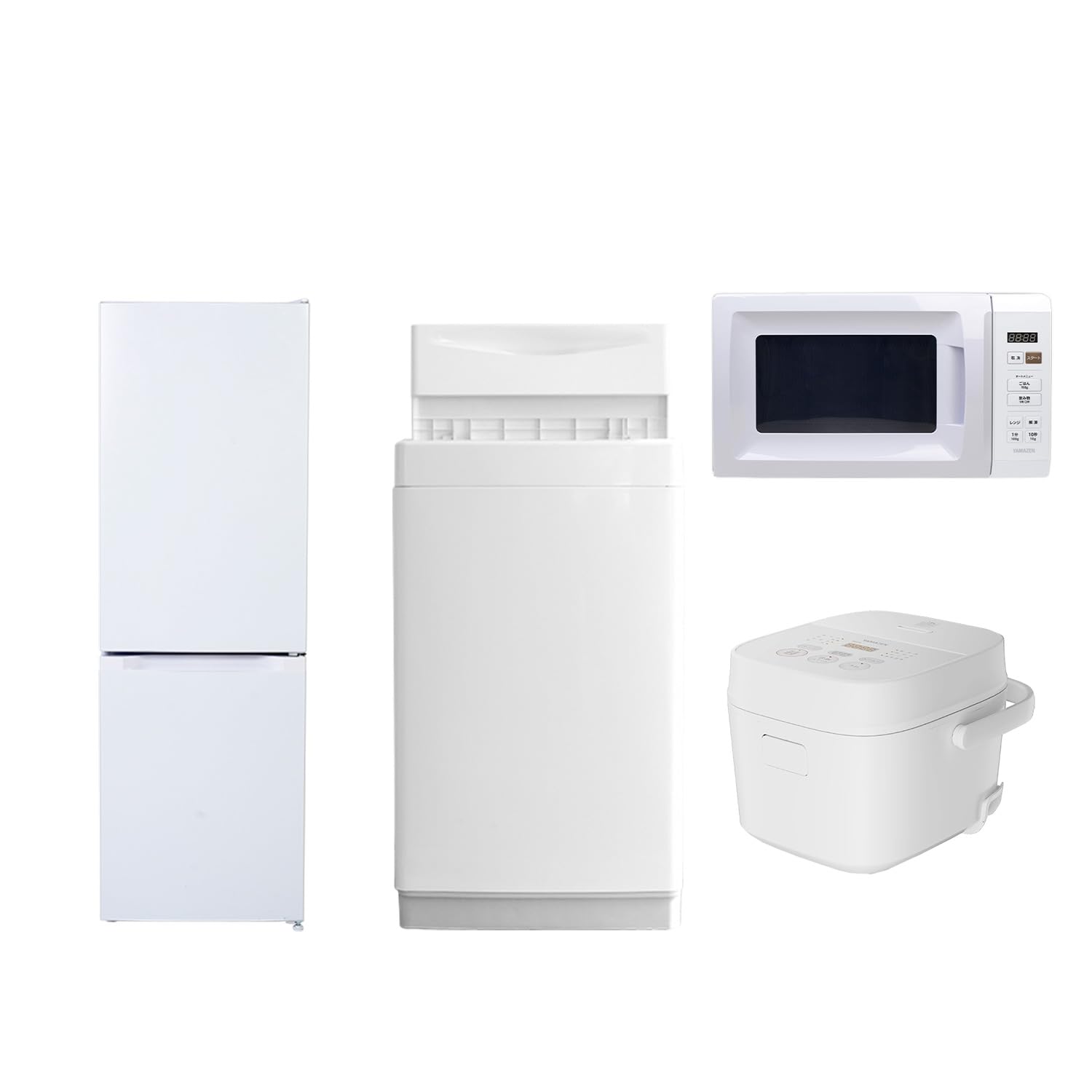 Amazon.co.jp: [山善] 【新生活家電4点セット】 家電セット 冷蔵庫157L