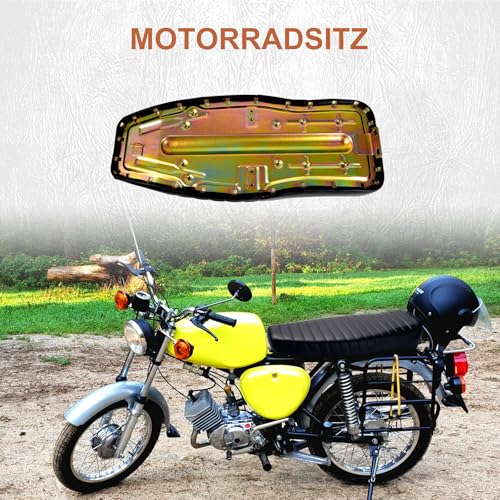 Sitzbank mit strukturierter Oberfläche, schwarz – passend für Simson S50, S51, S70 Enduro
