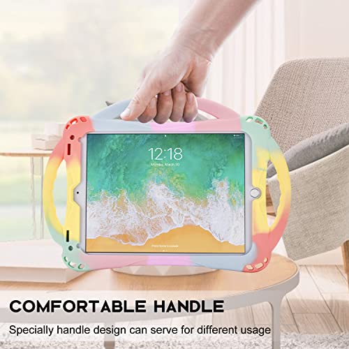 TopEsct Kids Case for iPad 6th/5th Gen, iPad Air/Air 2 & iPad Pro 9.7 inch, Built-in Handle Stand Comes with a Strap - Image 4