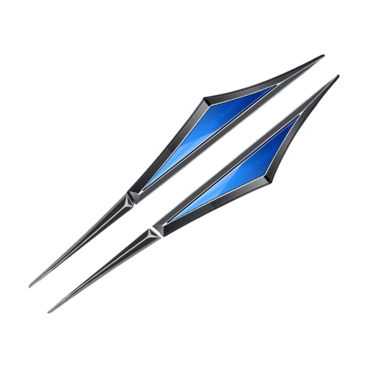 2 Pcs Automotive Blade Fender Side Emblem for Mercedes-Benz EQG 2025,3D Stereo Metal Stickers Sports Unique Appearance Fashion Personality Cool Eye Catching Vehicle Body Decoration