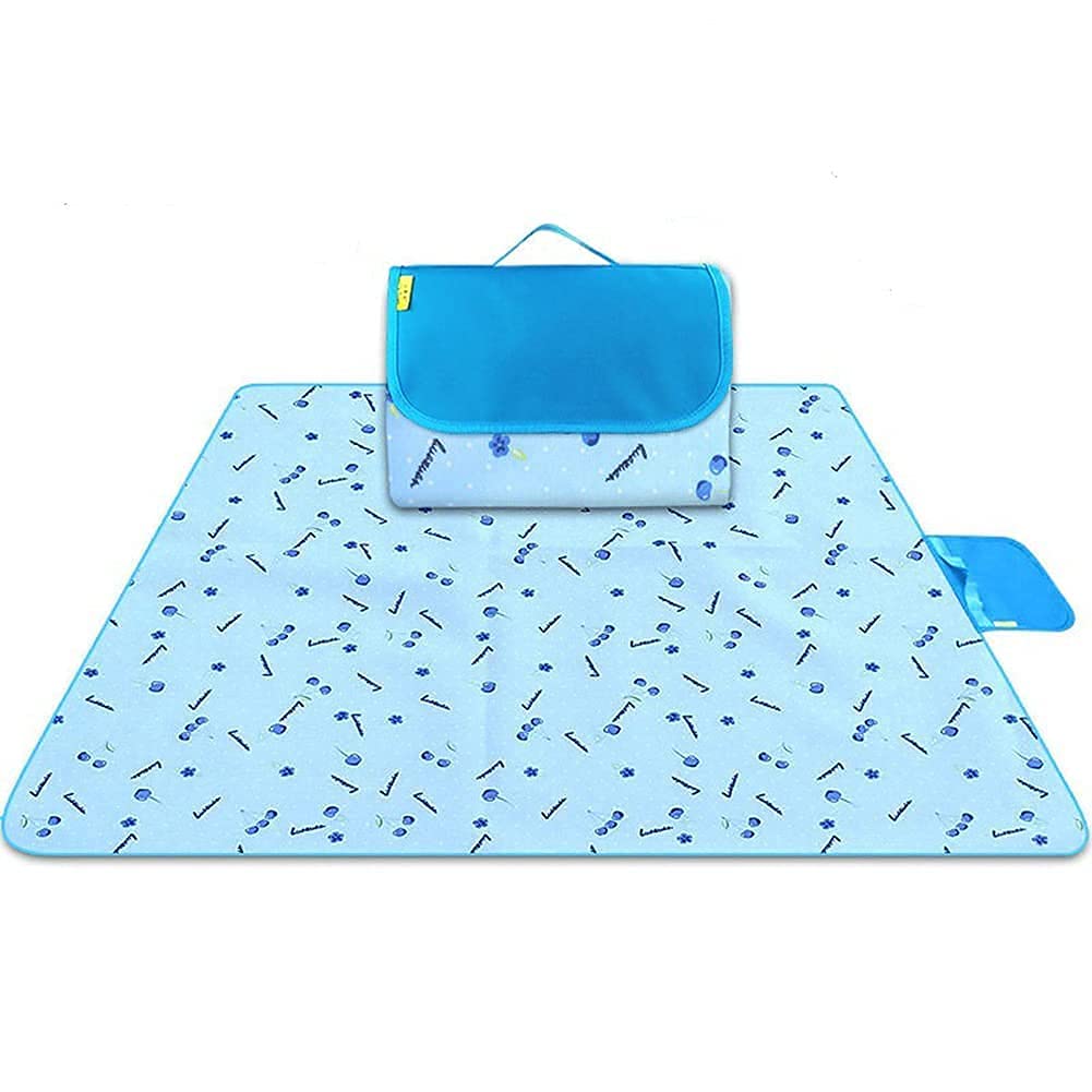 Tapis de pique-nique imperméable contre l'herbe mouillée et couverture de plage anti-sable
