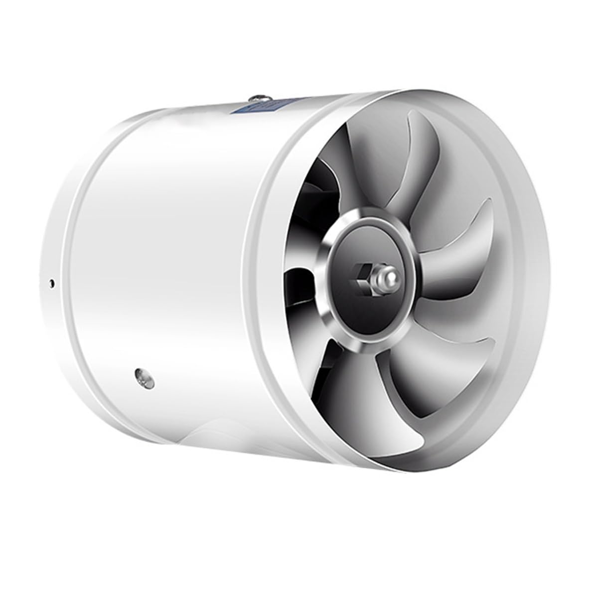 Ventilateur d'extraction d'air en ligne blanc pour cuisine et sous-sol