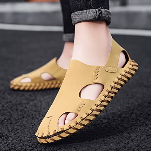 Men Sandals Casual Beach Men Shoes Sandals Fashion Men Sandals(D,43 Code)4