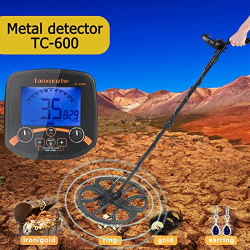 Metaaldetector Metaaldetector High-performance digitale display Waterdichte verstelbare grondbalansupgrade chip 19. 2khz Frequentie Voor volwassen kind (Color : 13 inch chassis, Size : A) - Image 5